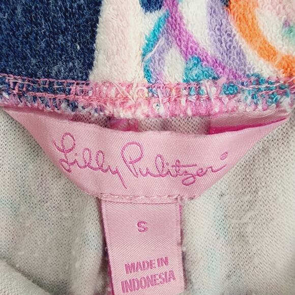 Lilly Pulitzer Head in the Sand Terry Cloth Shorts Pelican Pink S Resort - Picture 4 of 9